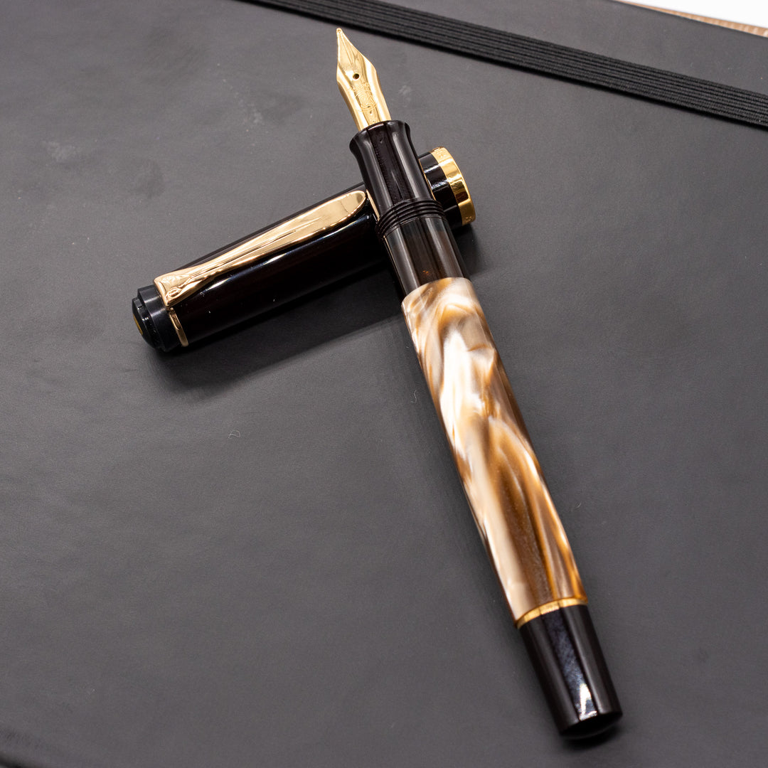 Pelikan Classic M200 Fountain Pen - Brown Marble – Truphae