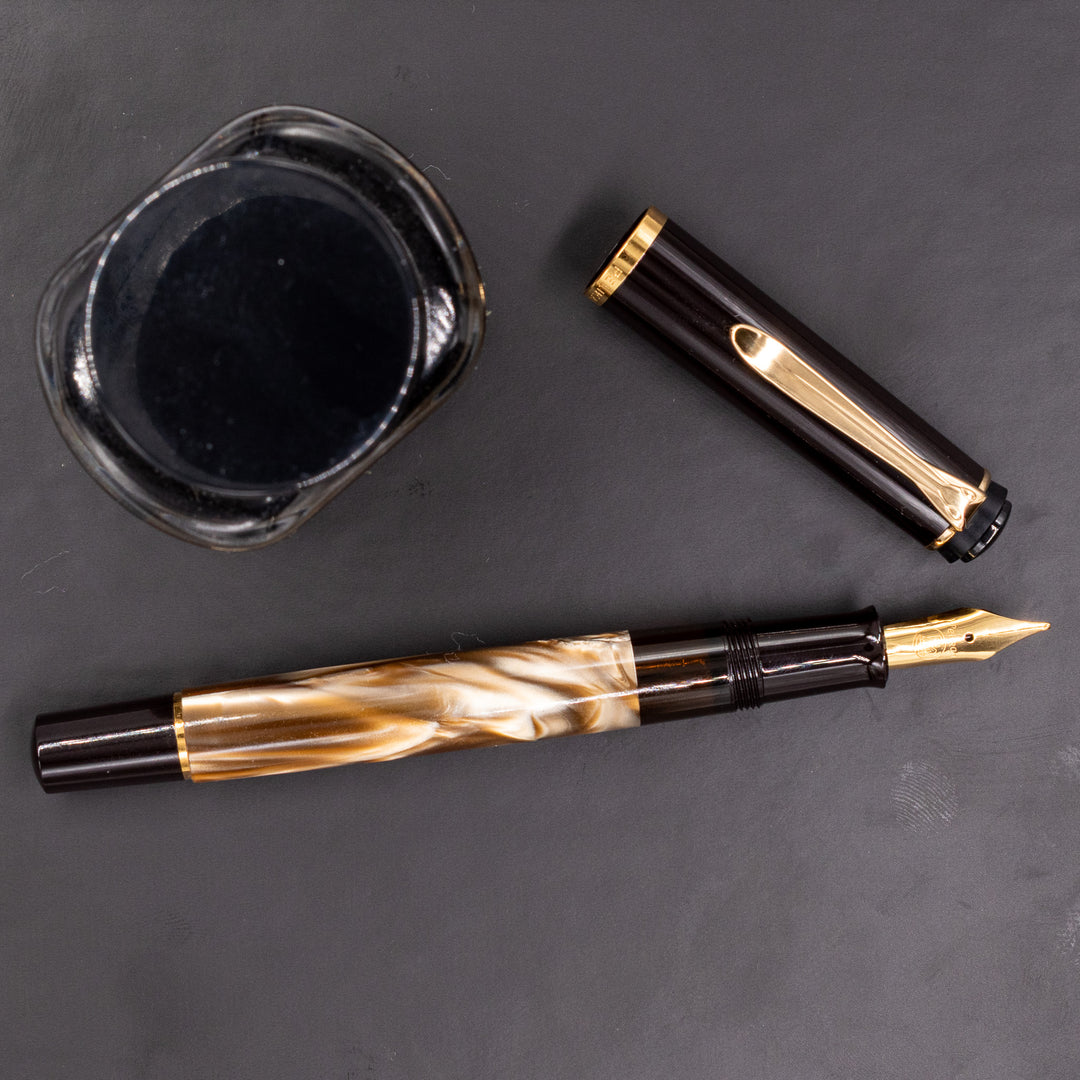 Pelikan Classic M200 Fountain Pen - Brown Marble – Truphae
