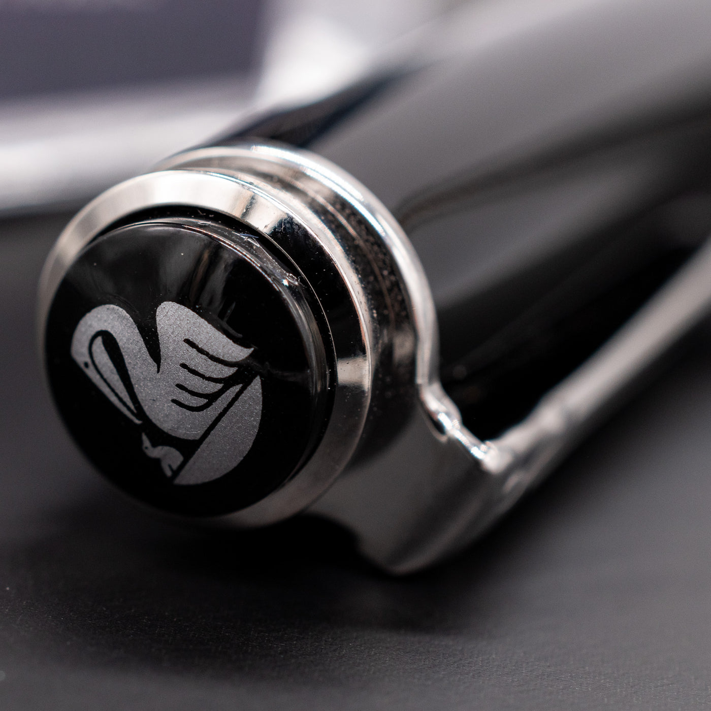 Pelikan Classic M205 Fountain Pen - Black cap top
