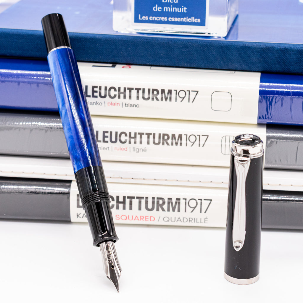 Pelikan Classic M205 Fountain Pen - Blue Marble – Truphae