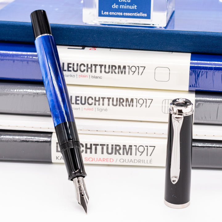 Pelikan Classic M205 Fountain Pen - Blue Marble – Truphae