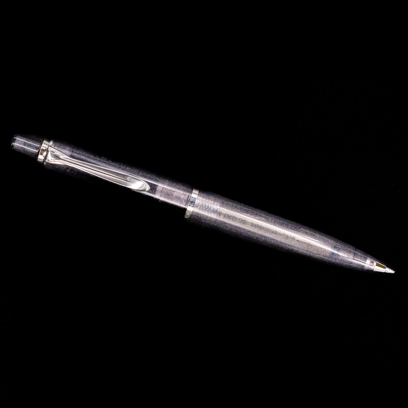 An overhead view of the Pelikan K205 Special Edition Ballpoint Pen - Moonstone.