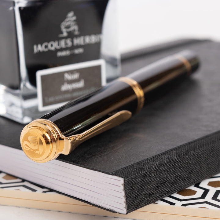 Pelikan-M1000-Black-Fountain-