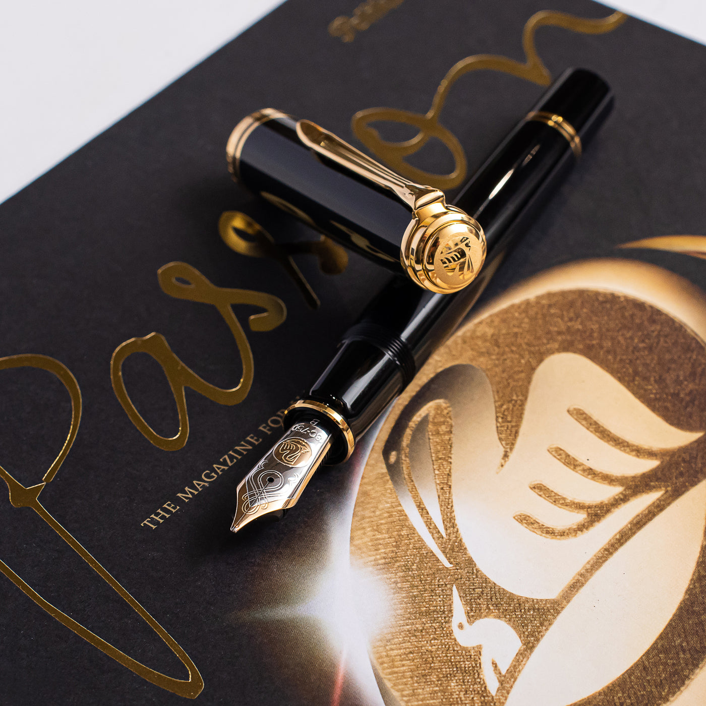 Pelikan M1000 Black & Gold Fountain Pen