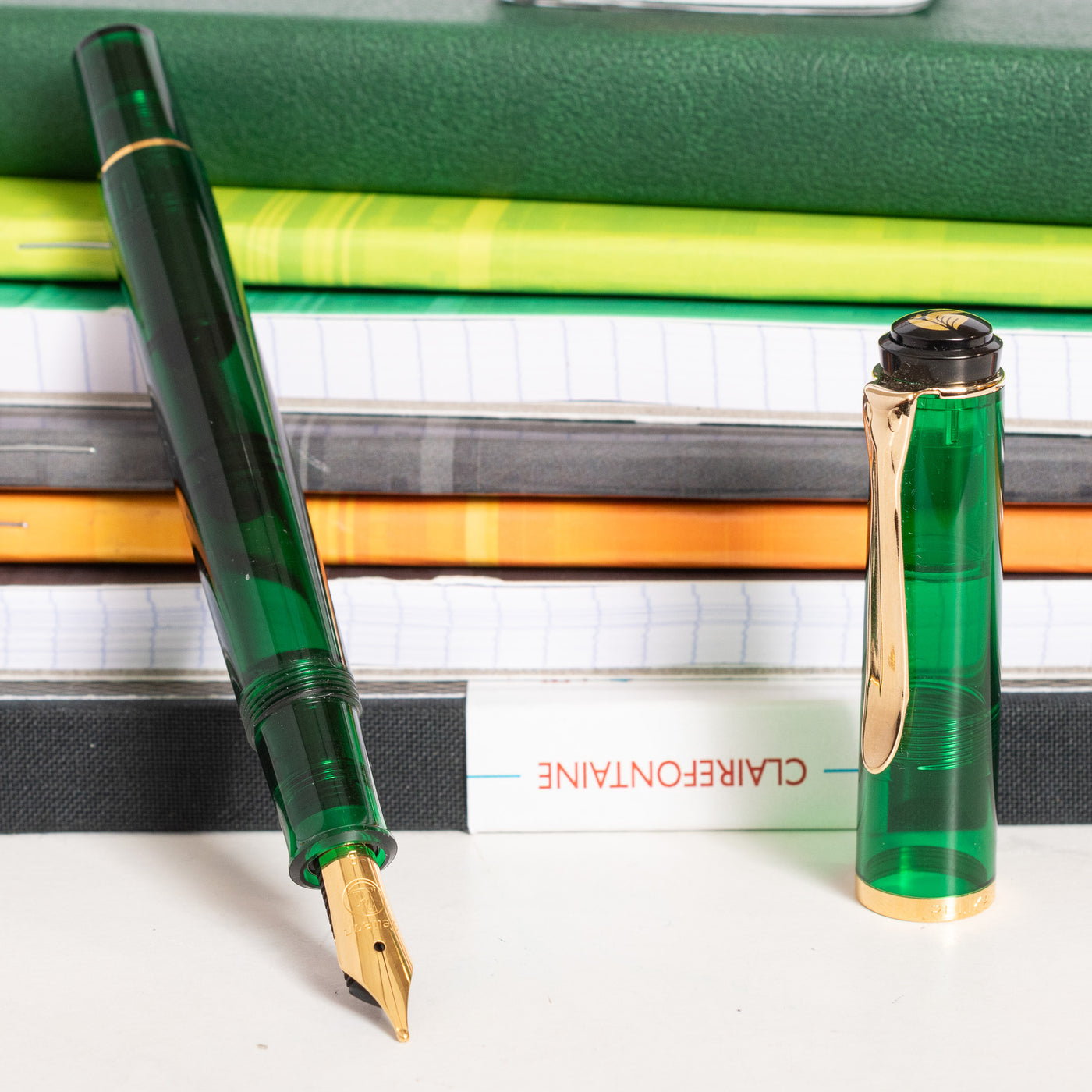 Pelikan M200 Green Transparent GT Fountain Pen