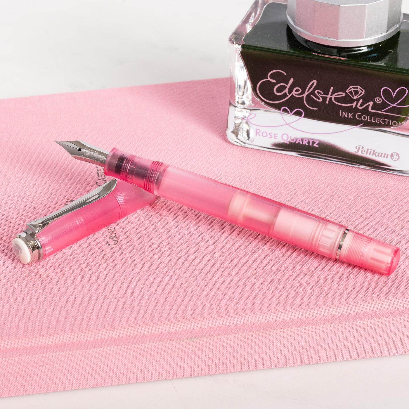 Pelikan M205 Rose Quartz Fountain Pen Piston Filled