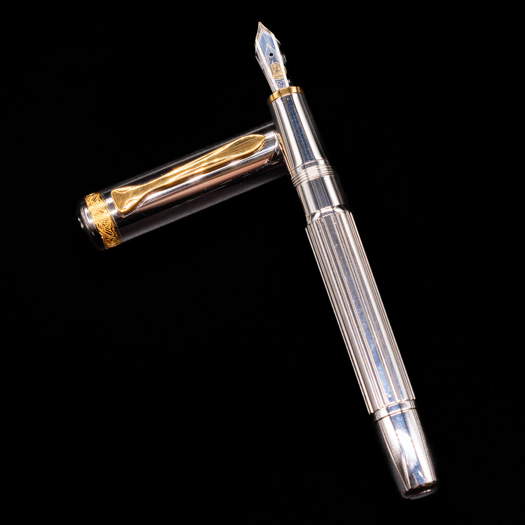 Pelikan 万年筆 18C-750 Pelikan M7000 Majesty Sterling Silver Fountain Pen - EF 18k – Truphae