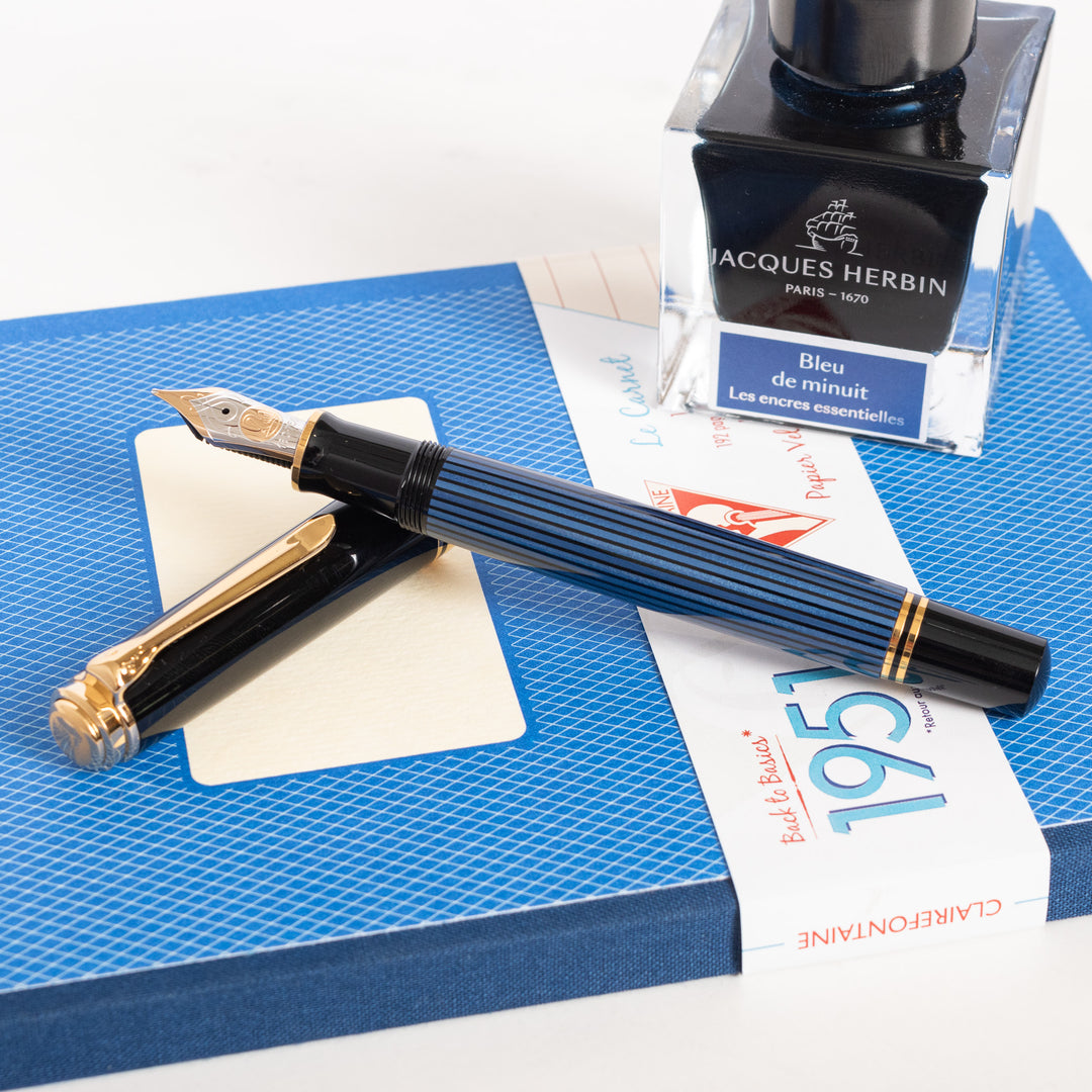Pelikan-M800-Black-Blue-