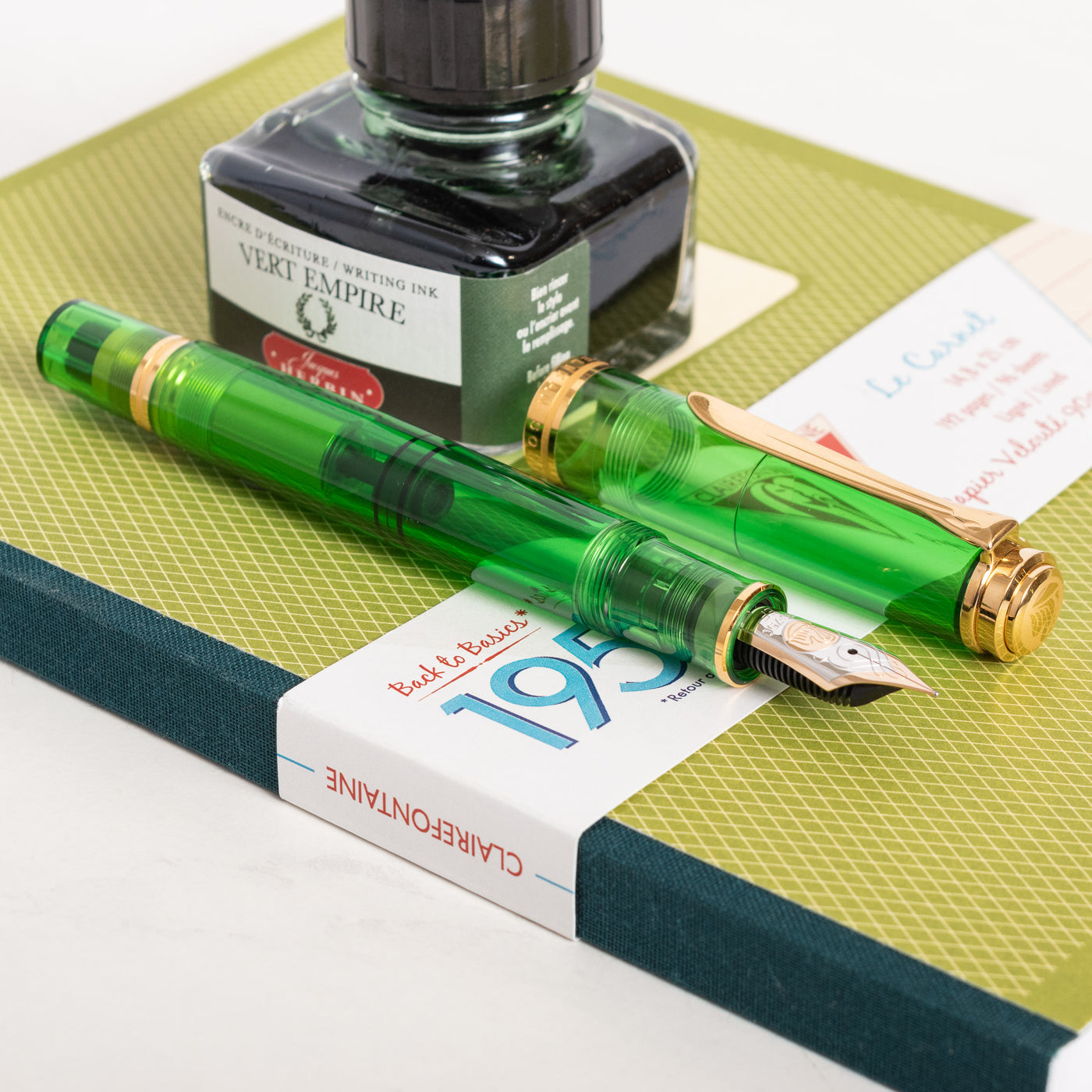 Pelikan Souveran M800 Green Demonstrator Fountain Pen rare