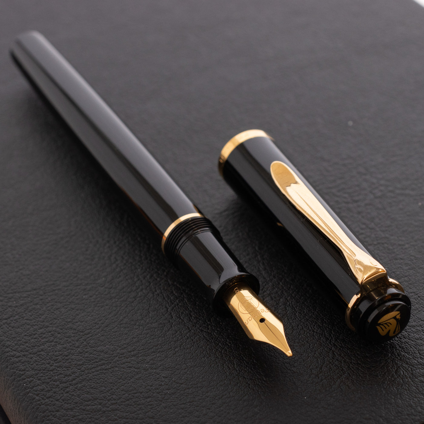 Pelikan P200 Black GT Fountain Pen Gold Trim