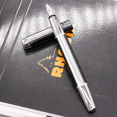 Pelikan Pura P40 Fountain Pen - Anthracite silver grey