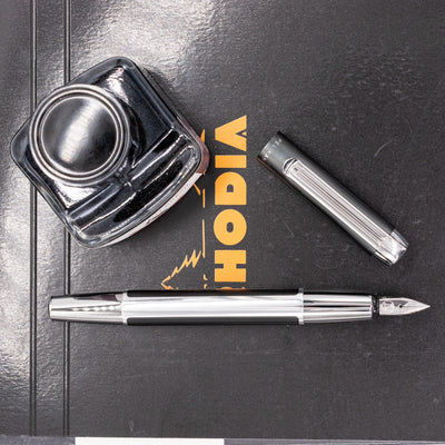 Pelikan Pura P40 Fountain Pen - Anthracite silver