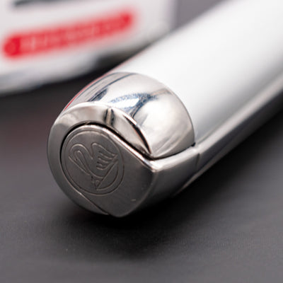 Pelikan Pura P40 Fountain Pen - Silver cap top