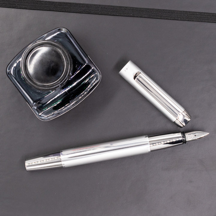 Pelikan Pura P40 Fountain Pen - Silver – Truphae