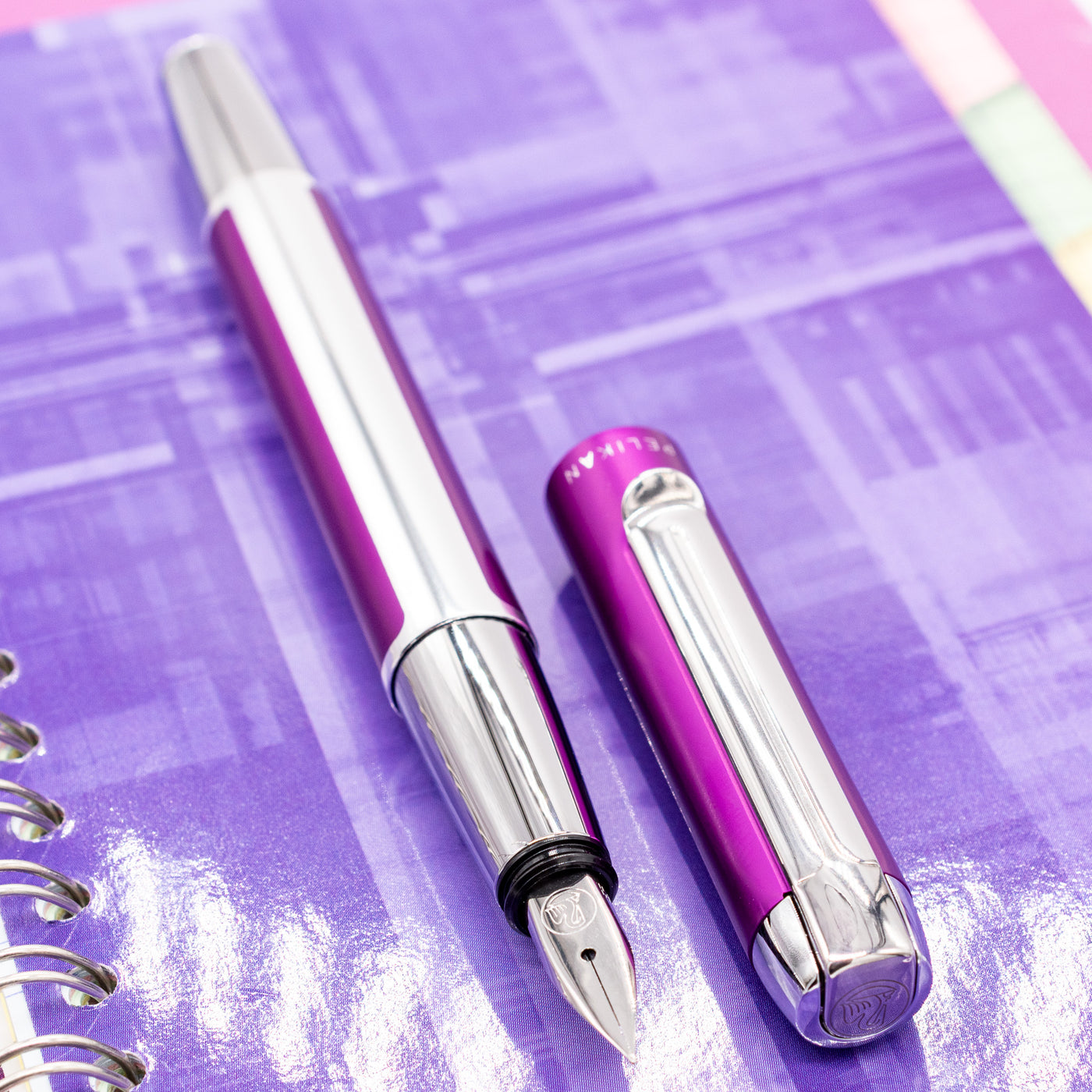 Pelikan Pura P40 Fountain Pen - Violet german made