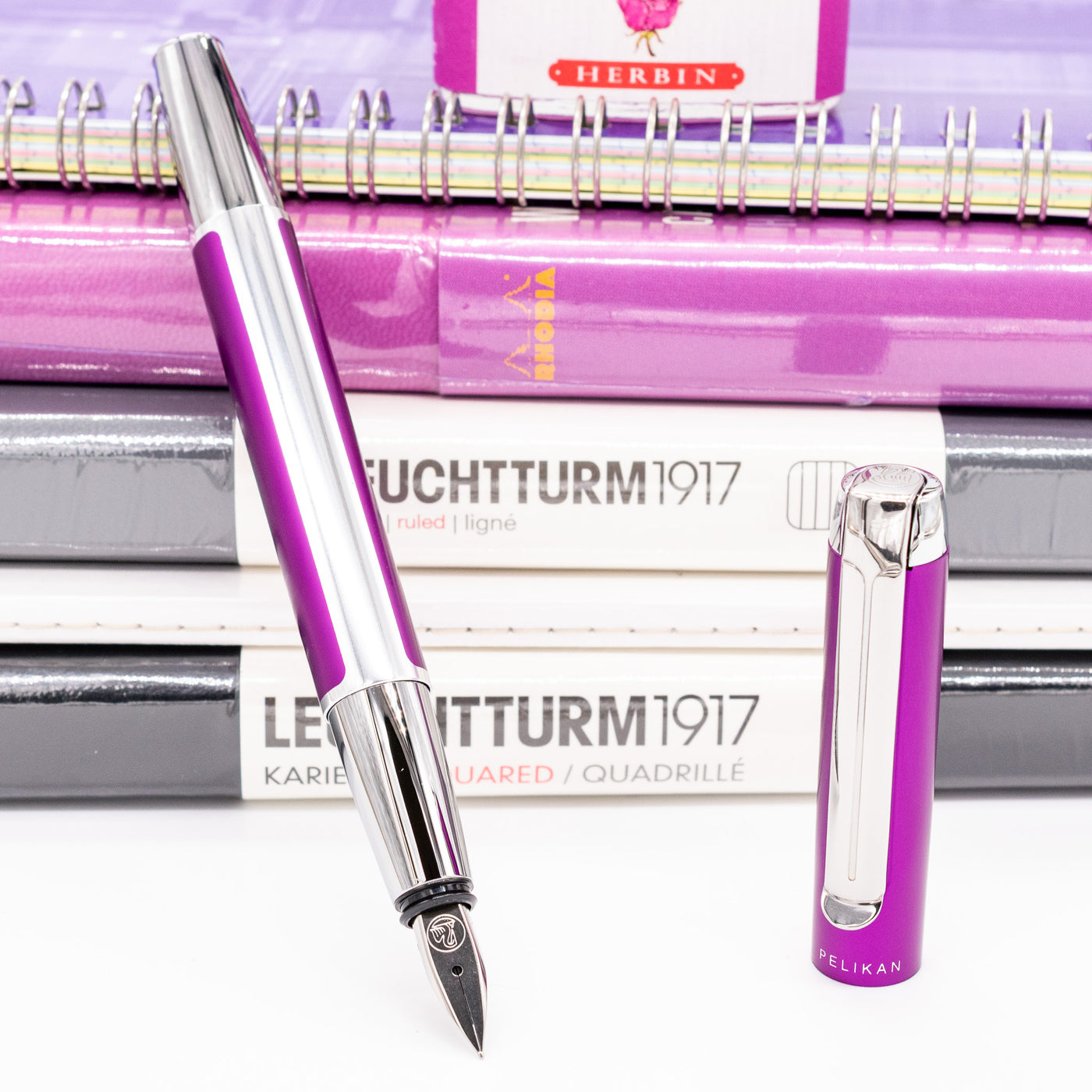 Pelikan Pura P40 Fountain Pen - Violet