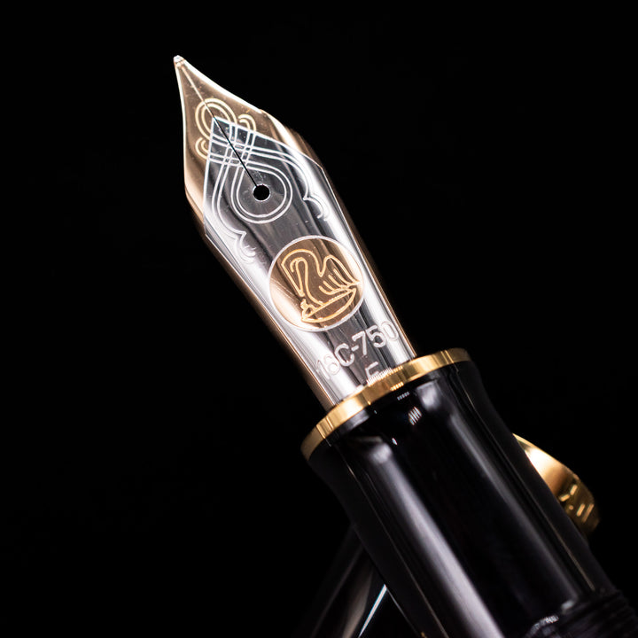 Pelikan Souveran M1000 Fountain Pen - Black & Green – Truphae