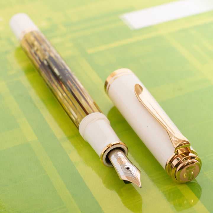 Pelikan Souveran M400 Fountain Pen - Tortoise Shell White – Truphae