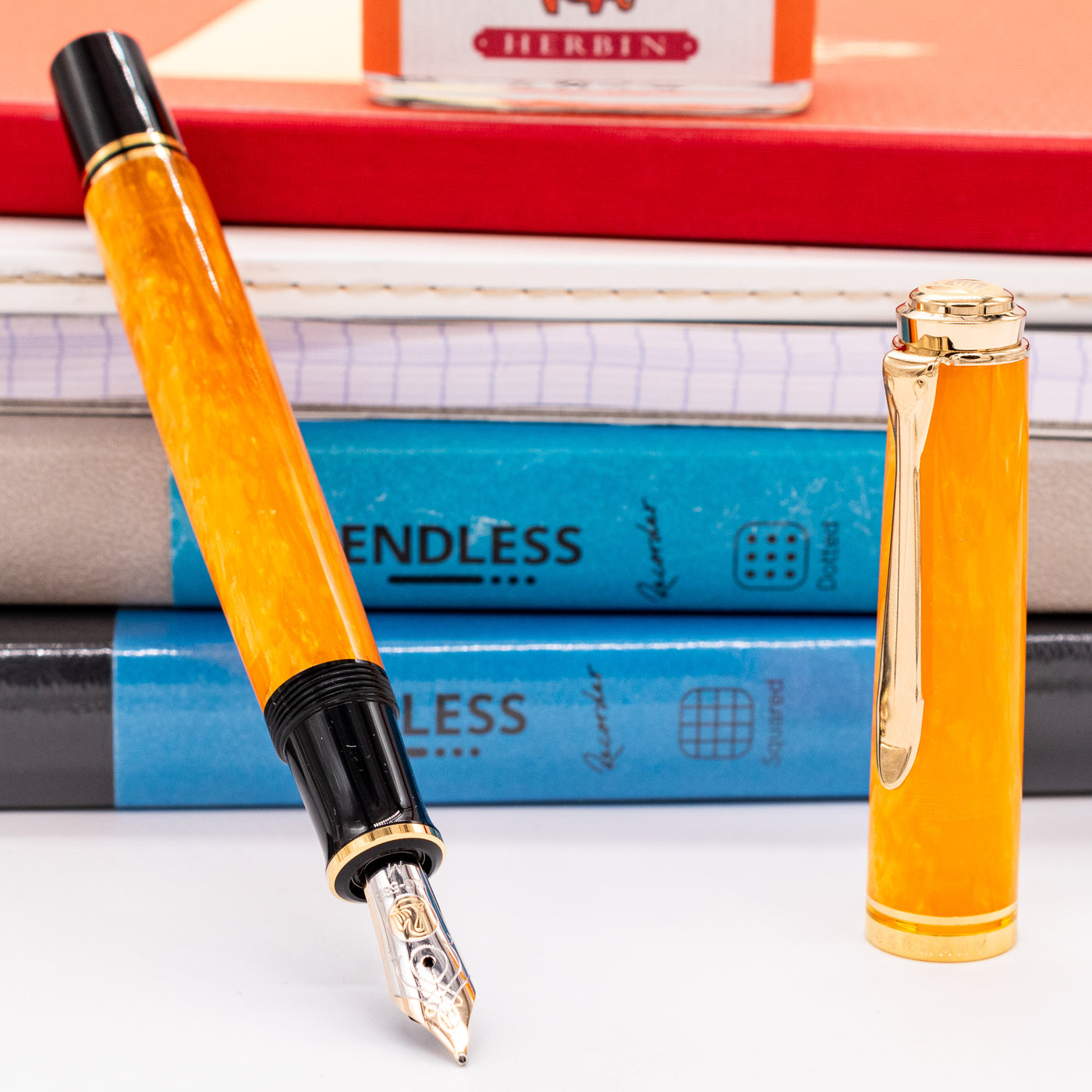 Pelikan Souveran M600 Vibrant Orange Fountain Pen