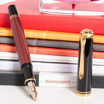 Pelikan Souveran M800 Black & Red Fountain Pen