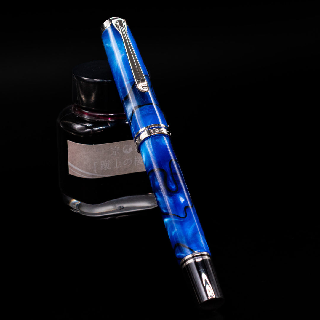Pelikan Souveran M805 Fountain Pen - Blue Dunes – Truphae