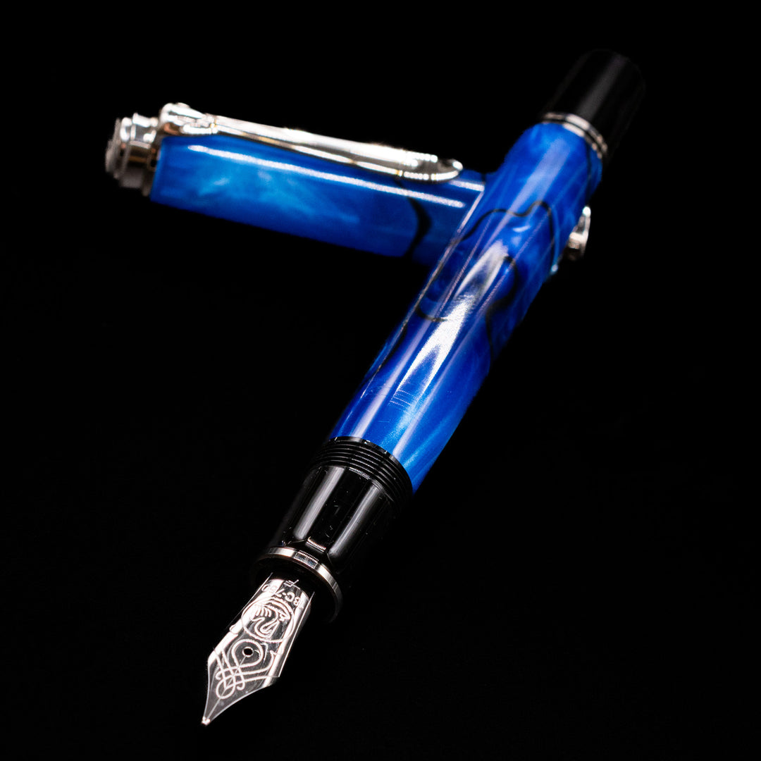 Pelikan Souveran M805 Fountain Pen - Blue Dunes – Truphae