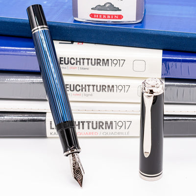 Pelikan Souveran M805 Fountain Pen - Blue Stripe