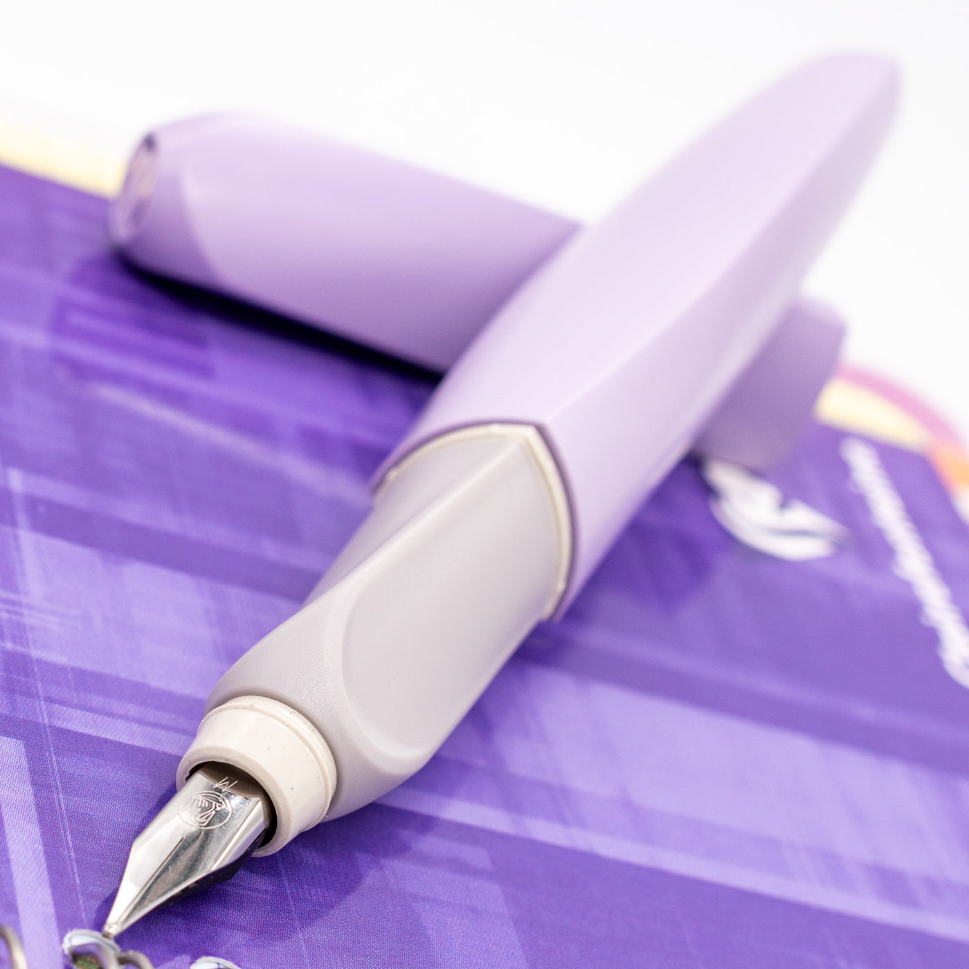 Pelikan Twist Fountain Pen - Eco Lavender uncapped