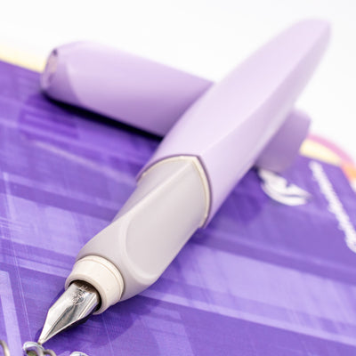 Pelikan Twist Fountain Pen - Eco Lavender uncapped