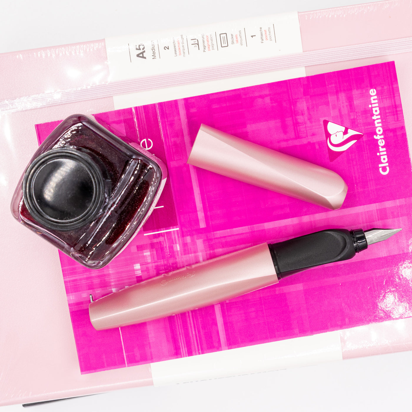 Pelikan Twist Fountain Pen - Metallic Rose inexpensive