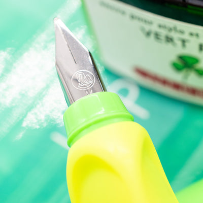 Pelikan Twist Fountain Pen - Neon Green stainless steel nib
