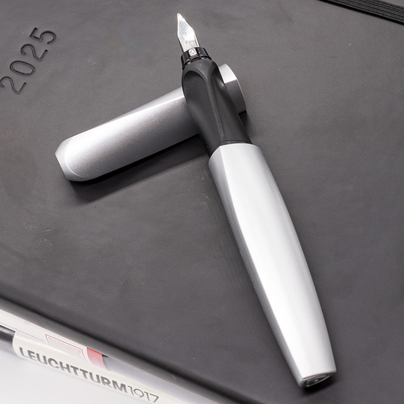 Pelikan Twist Fountain Pen - Silver grey