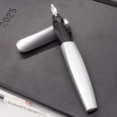 Pelikan Twist Fountain Pen - Silver grey