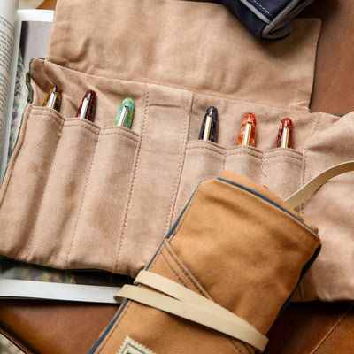Esterbrook Canvas Pen Roll - Tan
