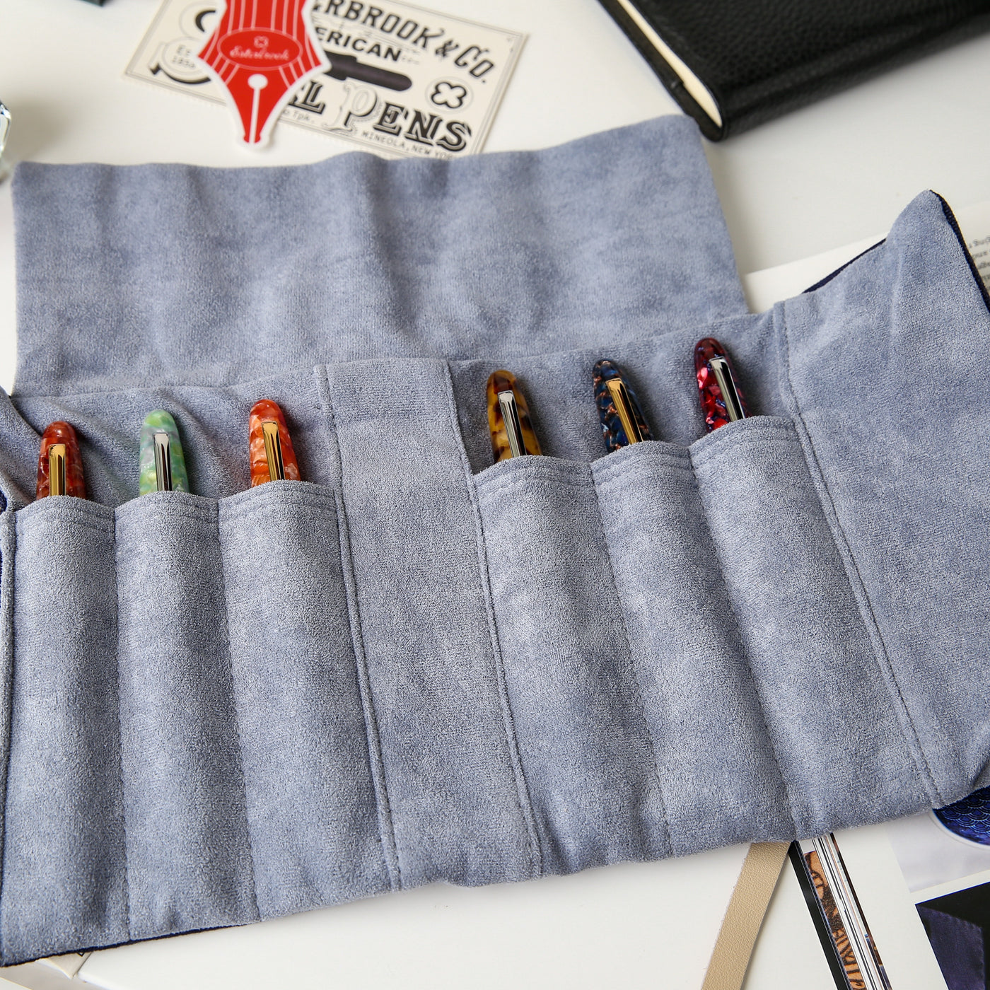 Esterbrook Canvas Pen Roll - Navy