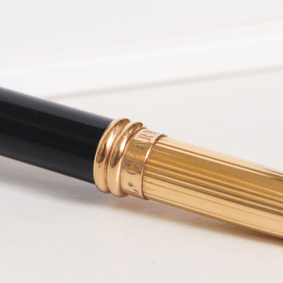 Philippe Charriol Black & Gold Ballpoint Pen - Preowned Details