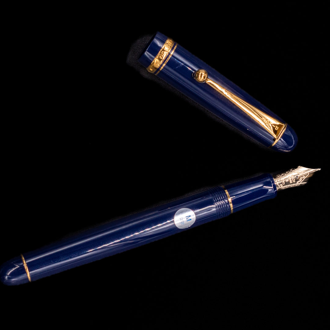 Pilot Custom 74 Dark Blue Fountain Pen - Preowned | 14k Gold Nib