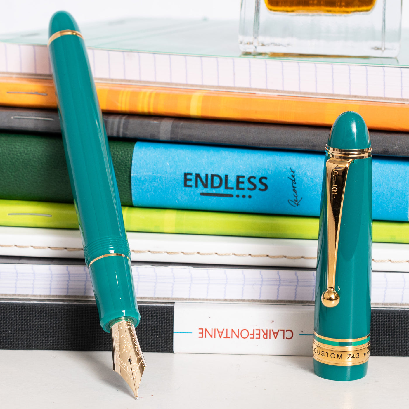 Pilot Custom 743 Verdigris Fountain Pen