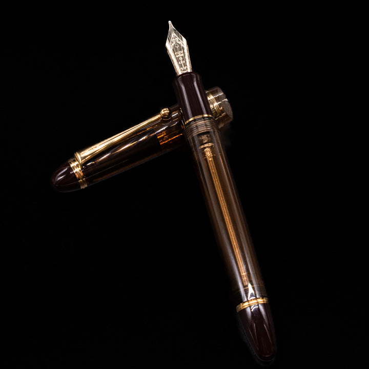 Pilot Custom 823 Amber Fountain Pen | 14k Gold Nib – Truphae