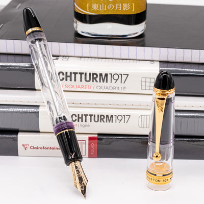 Pilot Custom 823 Clear Fountain Pen preowned
