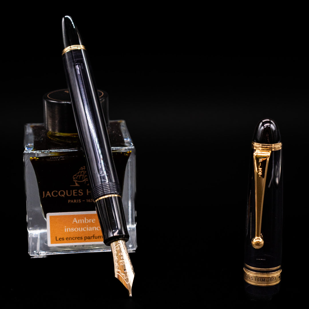 【最終値下げ】PILOT CUSTOM 823 ブラック 14K 585 M Pilot Custom 823 Smoke Fountain Pen | 14k Nib Vacuum Fill – Truphae