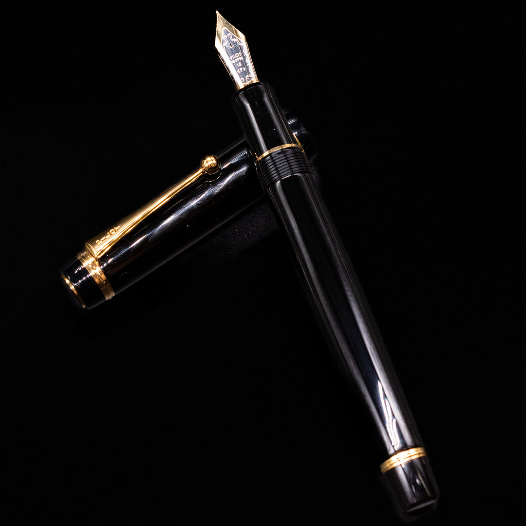 Pilot Custom 845 Black Urushi Fountain Pen | 18k Gold Nib – Truphae