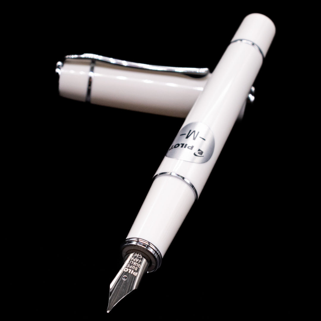 PILOT Stanza Ceramics White ボールペン Pilot Prera Fountain Pen - Porcelain White (F/M) – Truphae