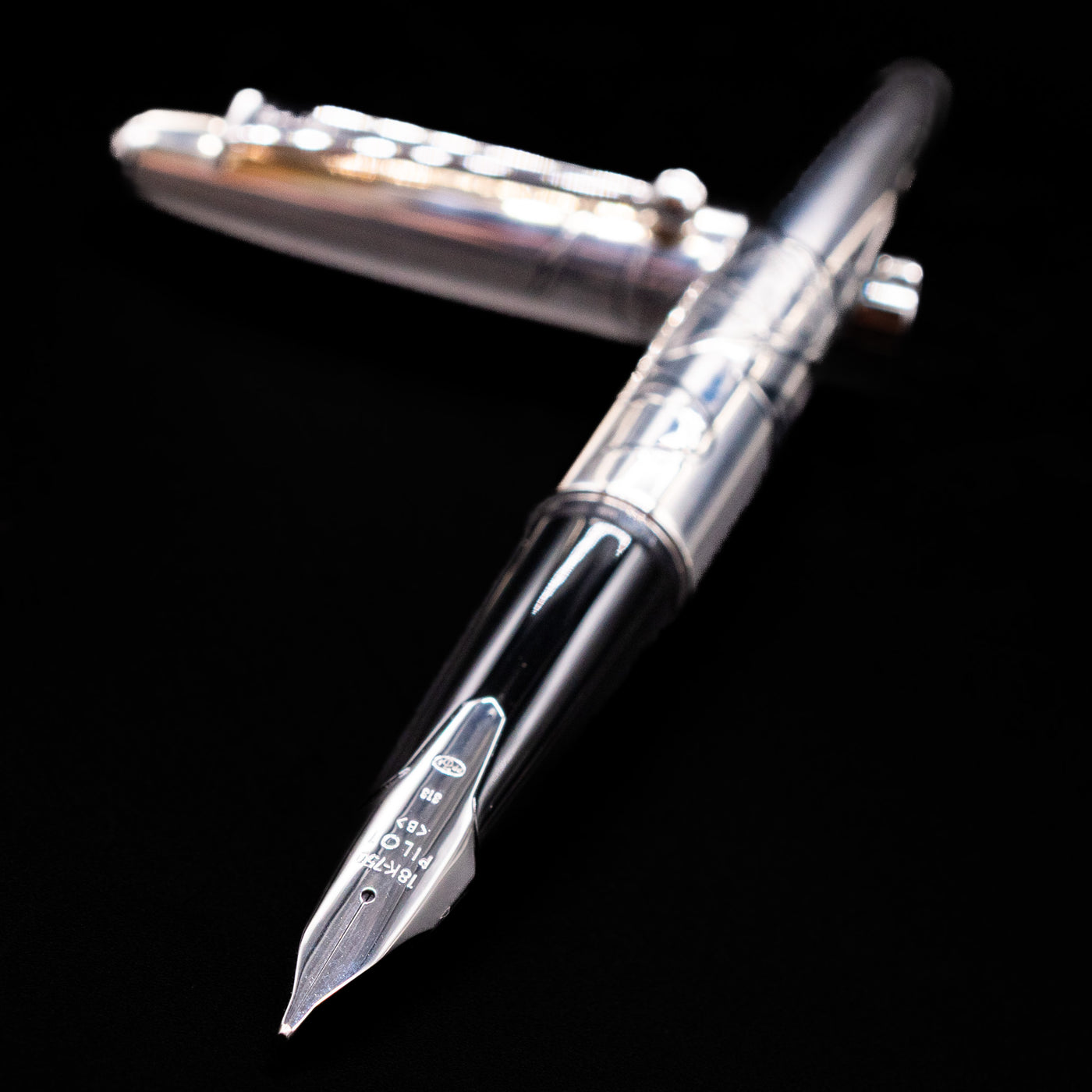 Pilot Sterling Silver Komodo Dragon Fountain Pen | 18k Nib – Truphae