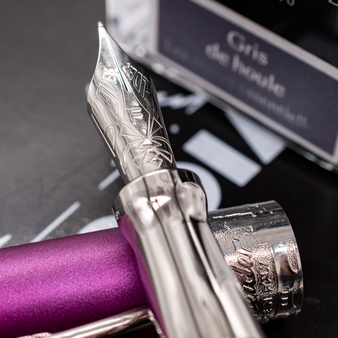 Pineider Arco Violet 万年筆 ピナイダー flexB 14k Pineider Arco