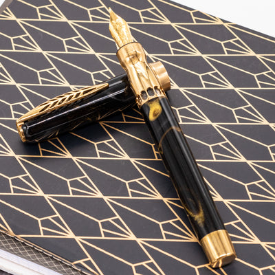 Pineider La Grande Bellezza Rocco Fountain Pen - Midnight Black rare