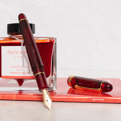 Platinum 3776 Century Bourgogne Gold Fountain Pen