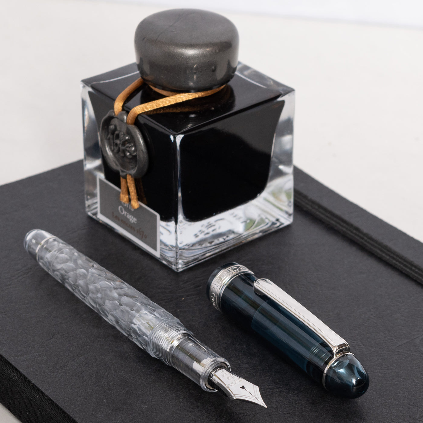 Platinum 3776 Century Limited Edition Uroko Gumo Fountain Pen blue clear