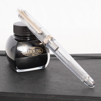 Platinum Century 3776 Yamanaka Clear Fountain Pen capped
