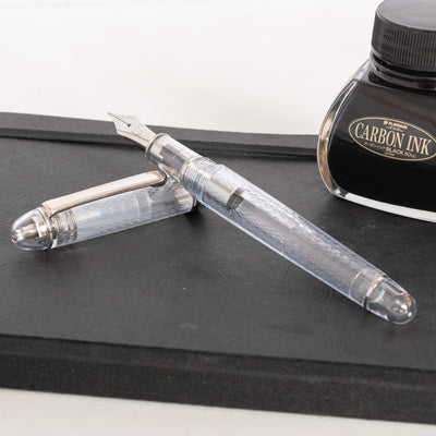 Platinum Century 3776 Yamanaka Clear Fountain Pen demonstrator